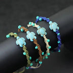 Bohemian Turtle Beaded Rope Bracelet