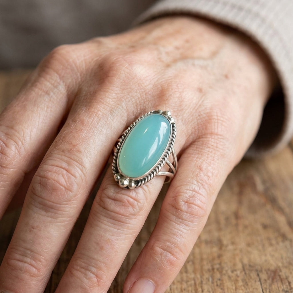 Oval Turquoise Ring