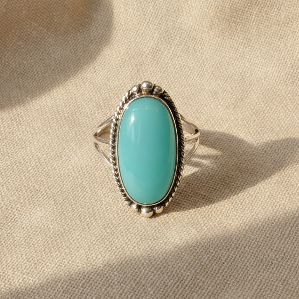 Oval Turquoise Ring